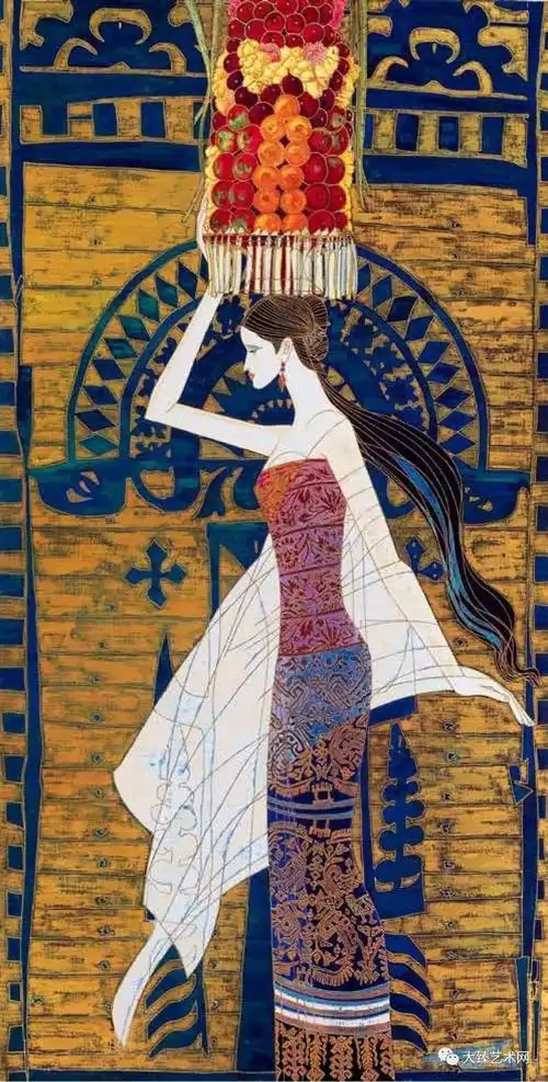 《丝绸之路》上世纪八九十年代,丁绍光和数以千计的中国画家一样郴