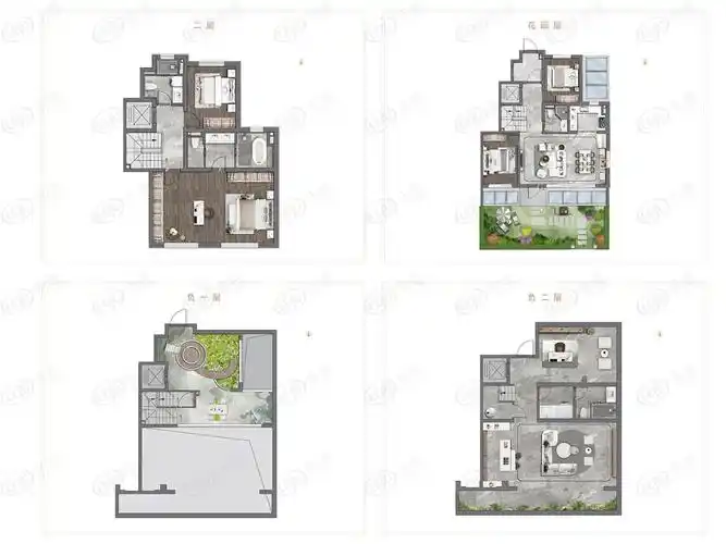 好住丨总价700万起 龙湖云河砚全面宽叠墅解析-户型解析-北京乐居网
