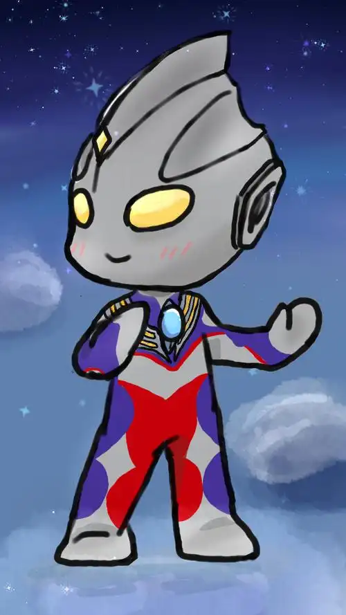 儿童画画风的童年男神――迪迦