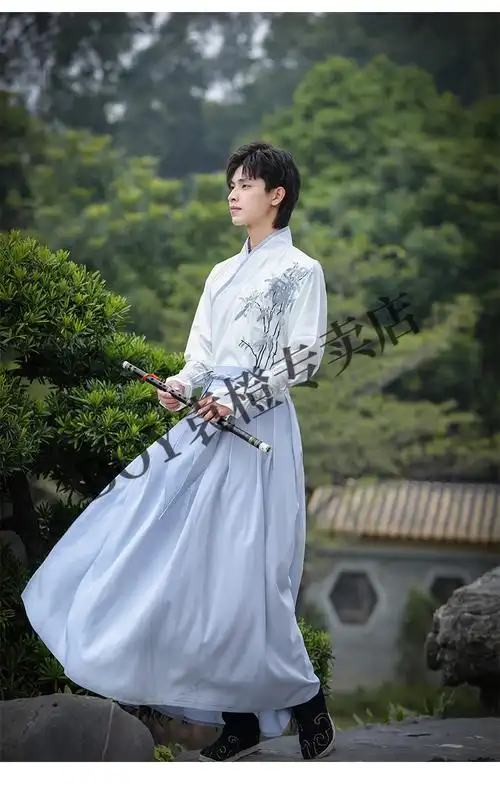 centuryboy原创日常吸睛汉服男仙气中国风大码古装帅气复古书生学生春