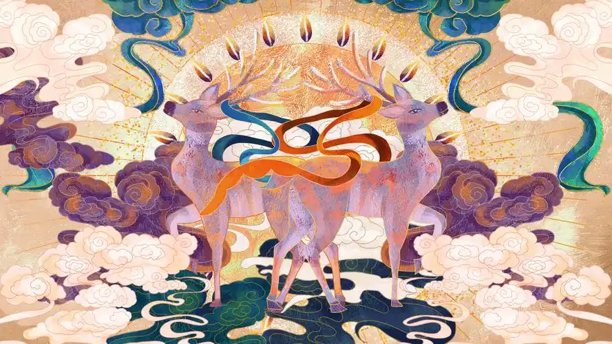 【绘画】敦煌壁画古典花纹图腾-完结