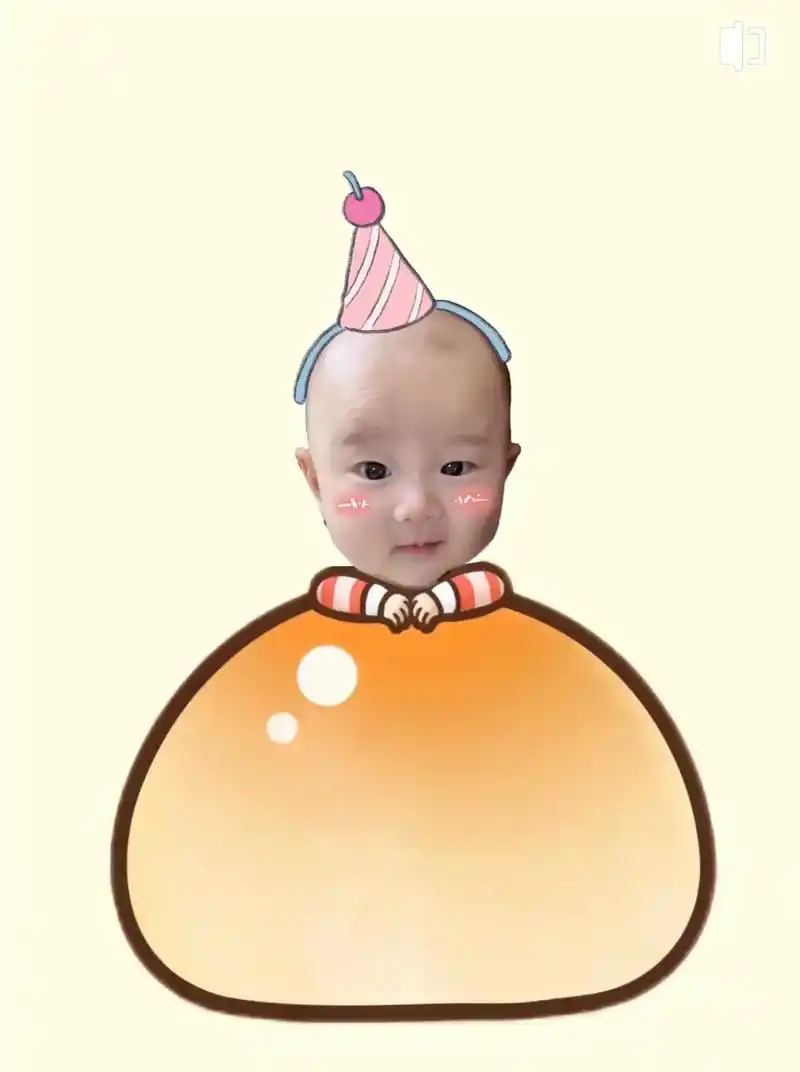 宝宝创意抠图  宝宝太可爱啦,忍不住rua  图片背景自取 - 抖音