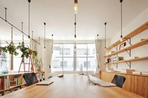 40平米办公室设计布局装修方案效果图