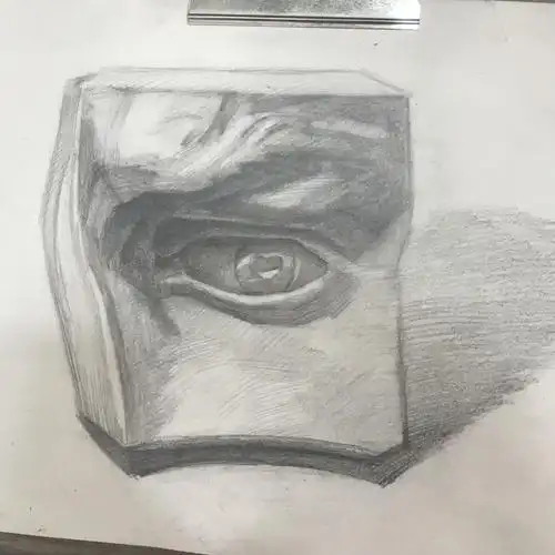 素描五级五官静物写生