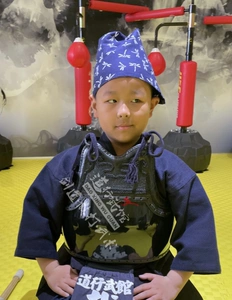 剑道头巾剑道服装日本劍道cos服装劍道衣武士服成人儿童纯棉吸汗