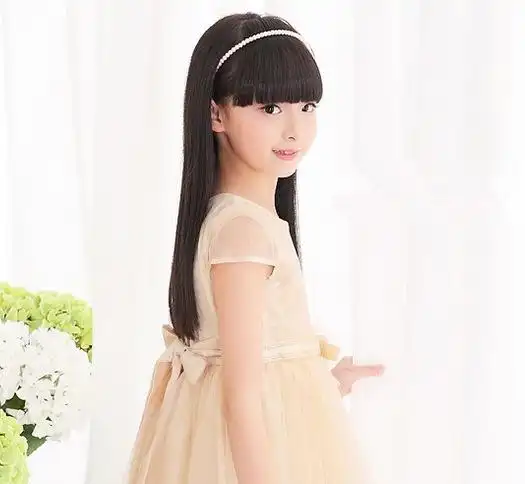 儿童假发 女孩假发 可爱小孩女宝宝长发女童短卷发公主婴儿头饰