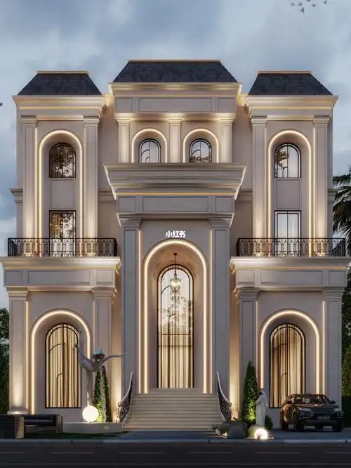 93高端大气三层欧式别墅设计
