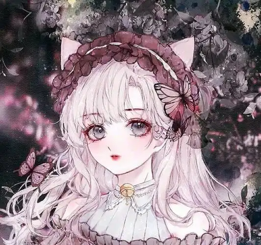 动漫女头︱仙里仙气的动漫女生头像,闺蜜头