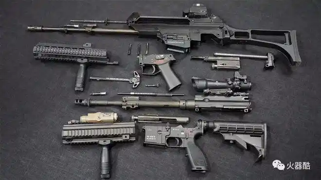 非暴力强拆北美枪友马克对hk416mg36的拆解解析