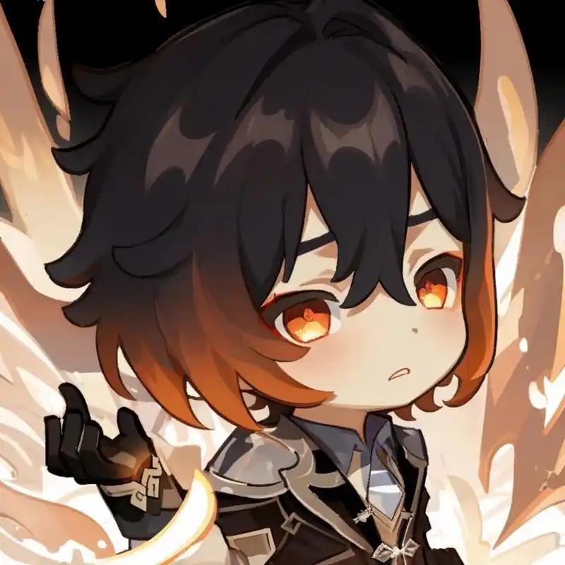 原神q版头像,钟离 病娇帝君和来自帝君的认可!