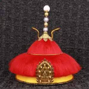 清朝皇帝帽子康熙乾隆皇帝头冠皇上华丽王爷官帽花翎影视古装定做