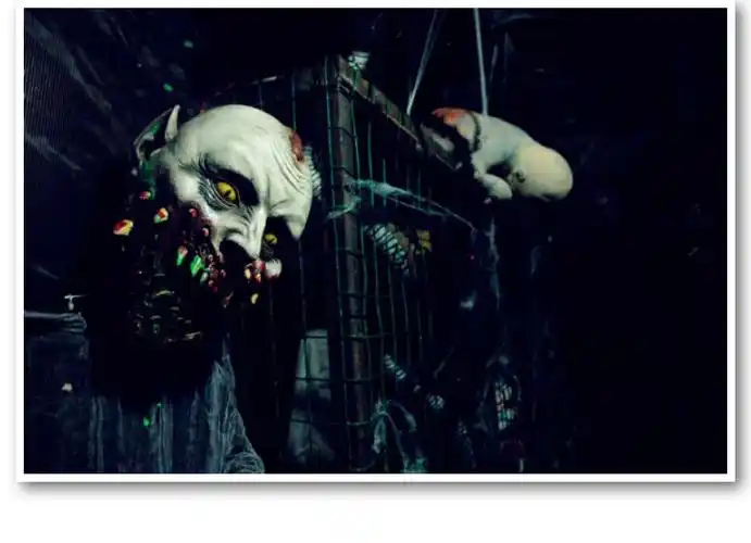 未知让人恐惧不要害怕,只管向前走惊恐坐标:裂变小镇鬼屋腥级:战栗