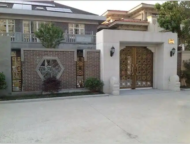 高档别墅庭院大门,铝合金产品