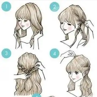 中长发发型扎法推荐!几款简单好看的扎发方式送给你!