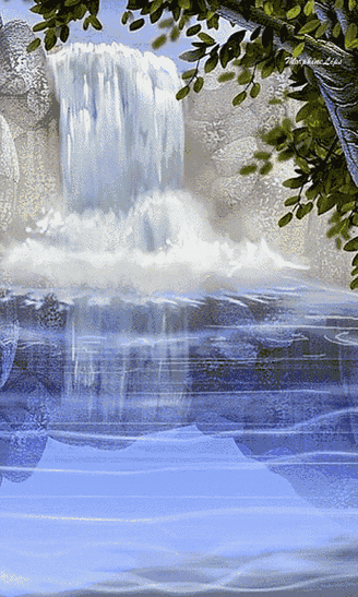 用会动的山水画制作2022年挂历,享受一下大自然的美.实在是太美了!