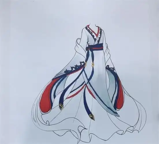 怎样画古装衣服步骤怎样画古装衣服古风衣服100种画法 古风衣服画法