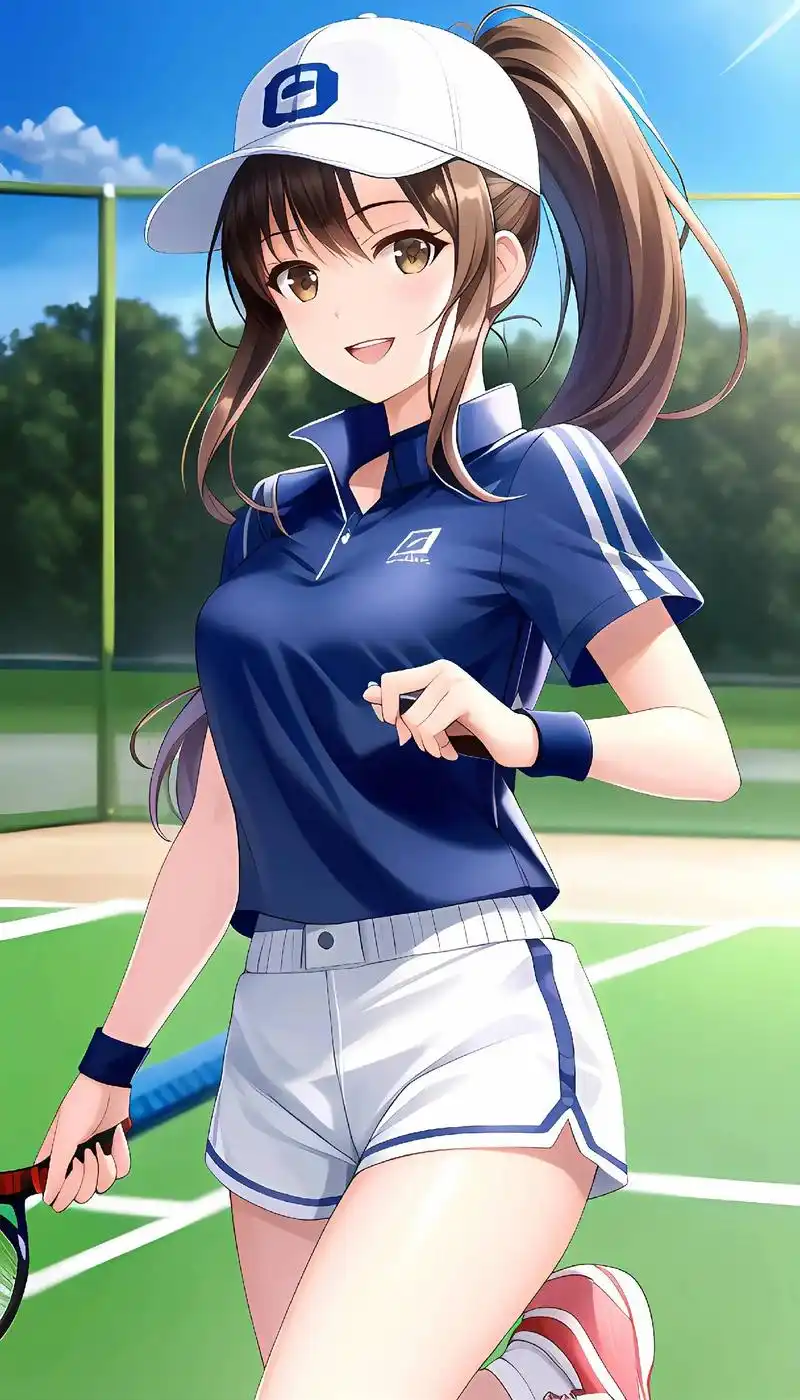 网球女神.#创作灵感 #二次元 #动漫 #二次元原创 #网球 - 抖音