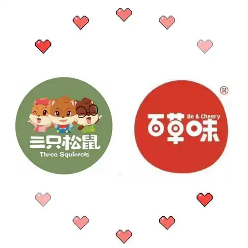三只松鼠,百草味,网红食品简介