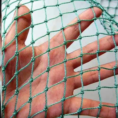 拦鱼鱼网装饰绿色抬网网格八字农村养鸡幼儿园鱼网