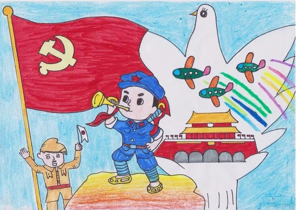 童心向党绘画图片大全最好看