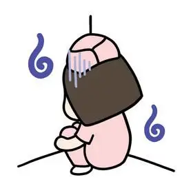 护士蹲角落表情包动图gif