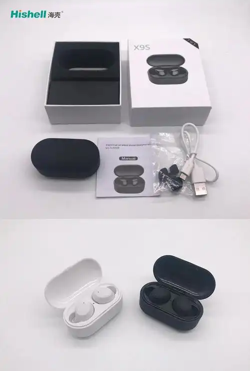海壳x9s无线蓝牙耳机50tws双耳立体声商务式超长待机智能新款耳机