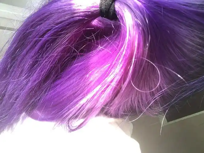 紫药水染发了解一下