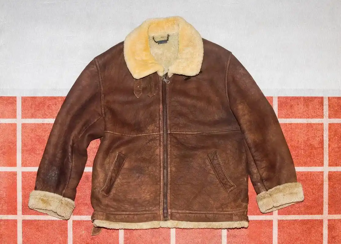 b3皮毛一体 飞行员皮衣轰炸机夹克.b3皮毛一体 飞行员皮衣 - 抖音