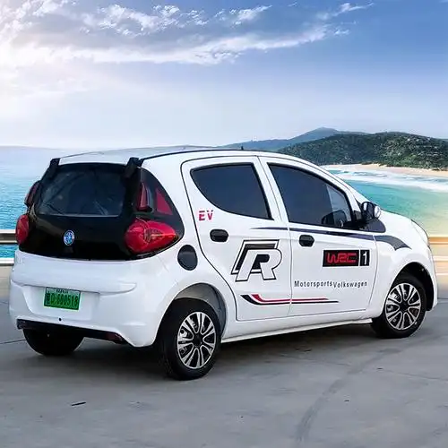 2021新能源电动汽车四轮车成人油电两用全封闭家用代步电瓶车轿车