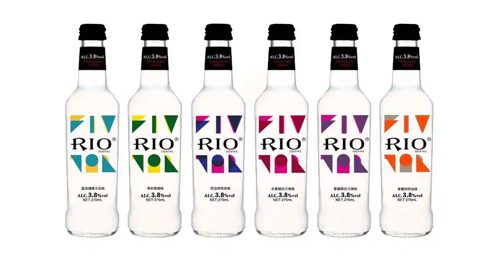 rio锐澳鸡尾酒包装设计