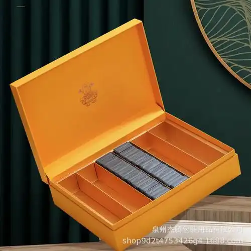 茶叶包装空礼盒送长辈通用版绿茶高端信阳毛尖铁罐礼品西湖龙井盒