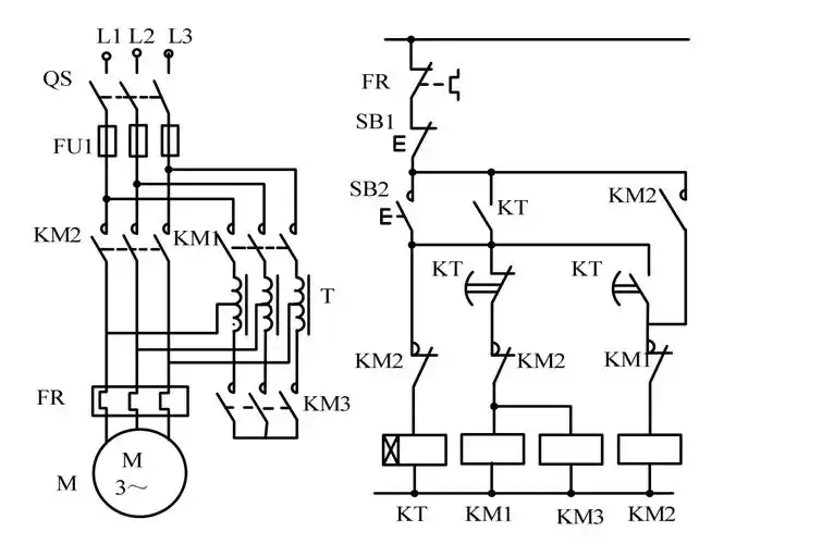 自耦变压器降压启动控制线路设备控制基础