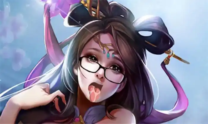 王者荣耀女英雄吐舌头图片