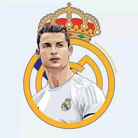 c罗在皇马的头像背影