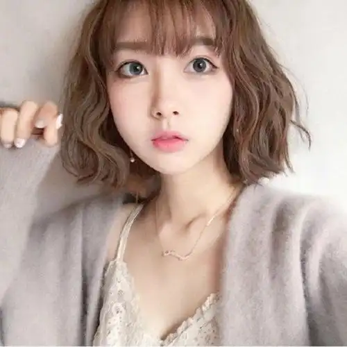 假发女空气刘海短卷发玉米烫泡面卷女士韩国自然假发套厂家直销