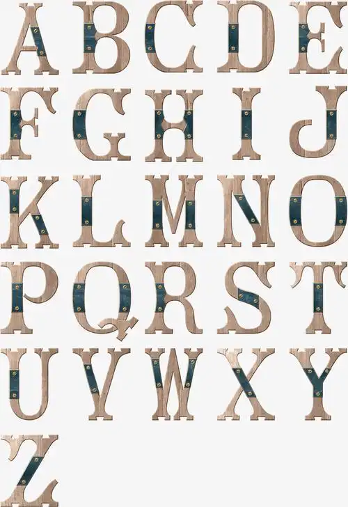 英文字母合集免抠素材免费下载_觅元素51yuansu.com