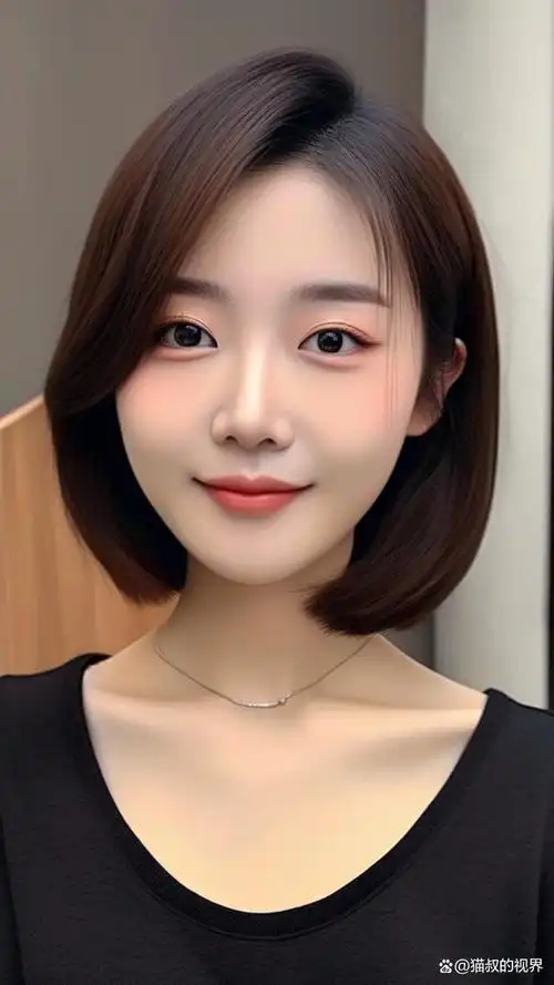 为方圆脸女孩打造的绝美短发造型,让你瞬间变小脸女神!