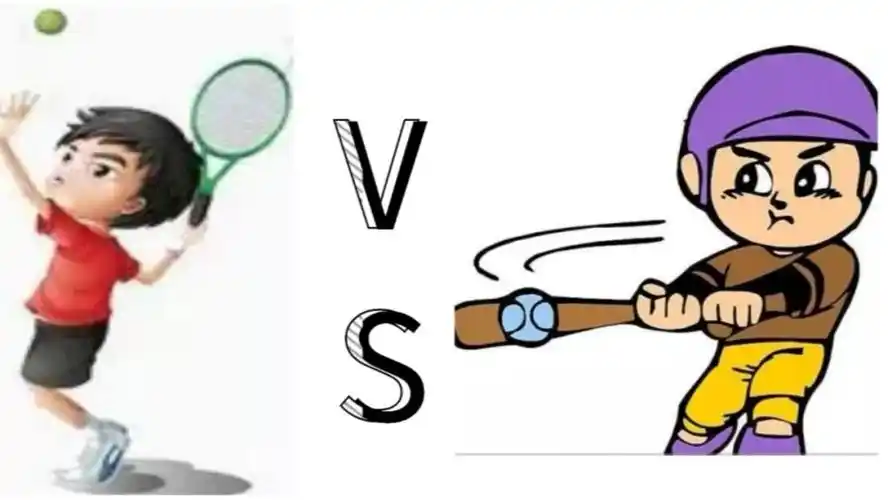 棒球与网球的碰撞