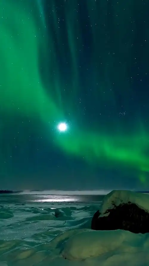 旅游进行时南极唯美极光每年49九月会出现极光