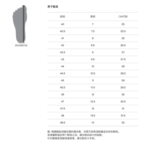 under armour 安德玛男子篮球鞋-xssml品牌尺码表大全_对照表_选码