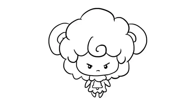 十二星座q版萌图简笔画白羊座