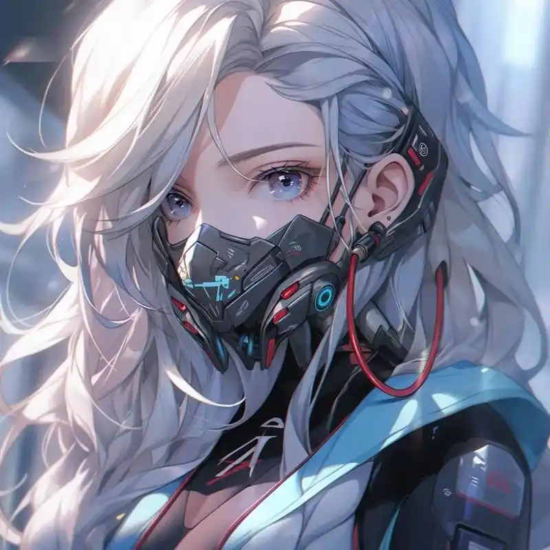 syberpunk girl.赛博朋克#动漫女头 - 抖音