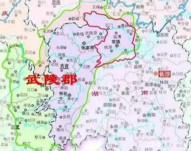 图注:汉朝武陵郡