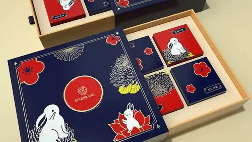 月饼包装盒设计模板by星设想设计成品直卖网