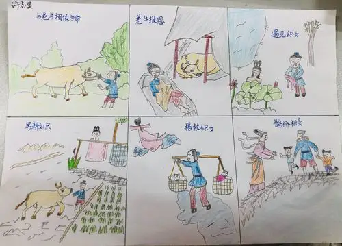 《牛郎织女》连环画创作