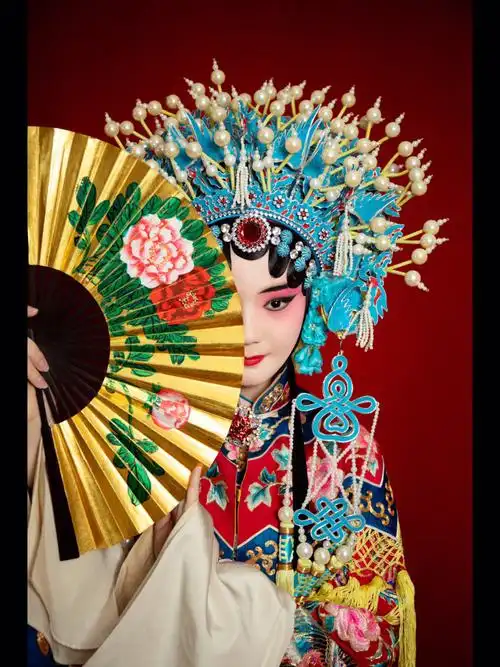 京剧摄影国粹女孩