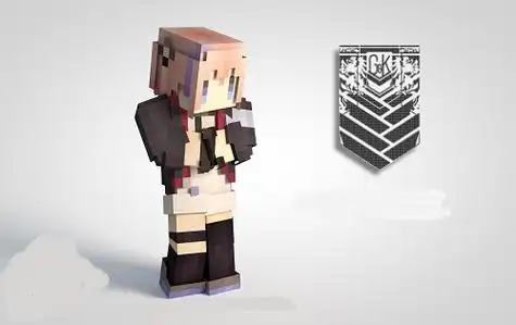 我的世界手机版数十款皮肤展开图展示女图居多