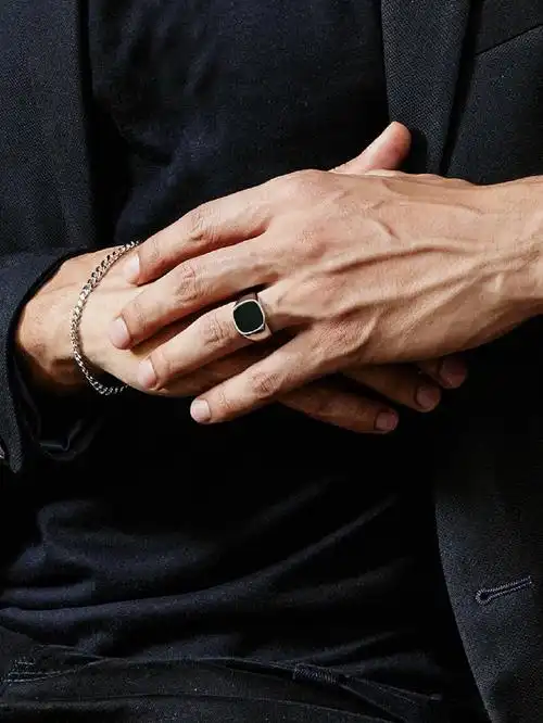 极简冷淡风小众戒指男生夏日搭配饰品好物