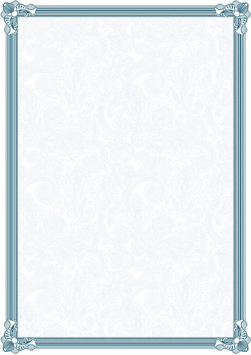 荣誉证书背景素材