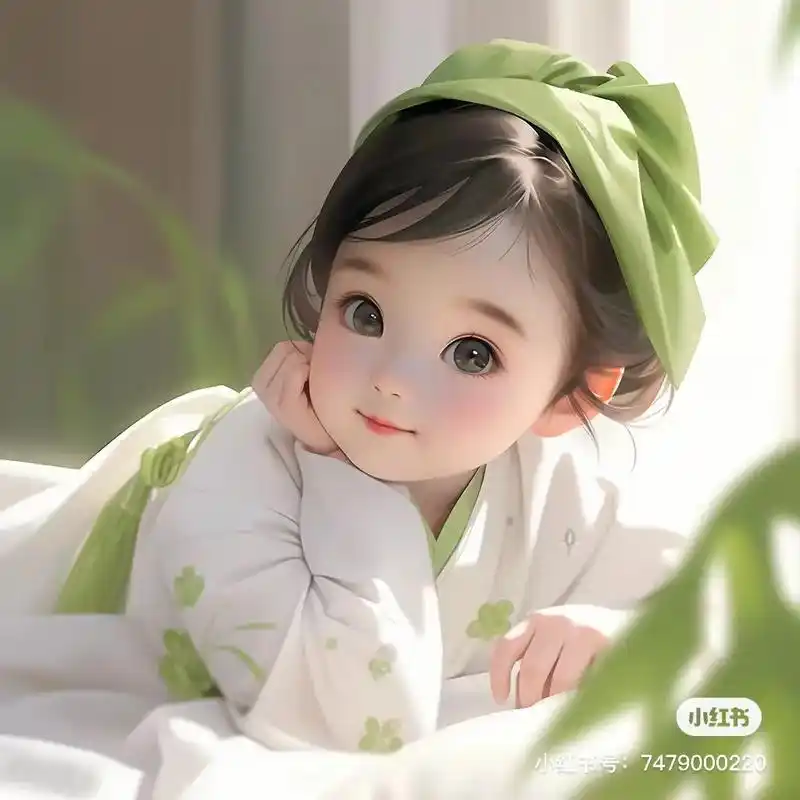 可爱小萌娃#萌娃头像 #治愈世界治愈你 #漫画女孩 #卡哇伊 - 抖音